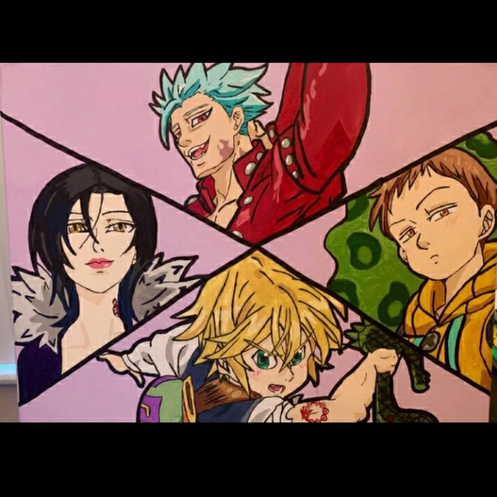 Seven sins painting